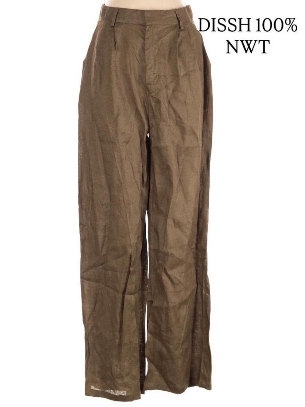 DISSH Norah Olive Linen Pants